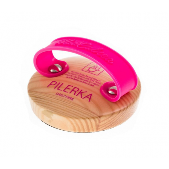 PILERKA Wooden Foot File - DAILY PINK- NORMAL 120 grit